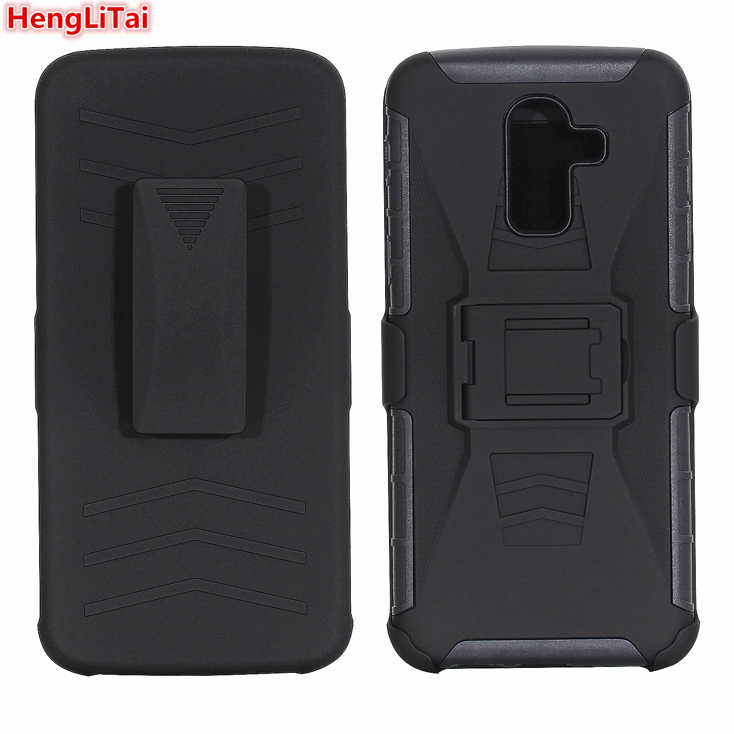 Противоударный Прочный Гибридный Комбинированный жесткий чехол с покрытием в