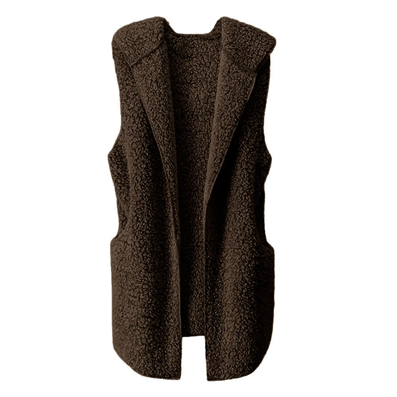 

fashion Womens Hooded Vest jackets Winter Warm Hoodie Outwear Casual Female Plus Size Coat Jacket Wadded Feminina chalecos #40