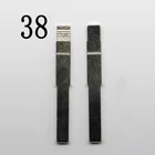 #38 Универсальный 38 # Складной Дистанционный Автомобильный ключ пустой флип неразрезанный ключ  38 новая Замена HU101 для фокуса для Ford для Mondeo