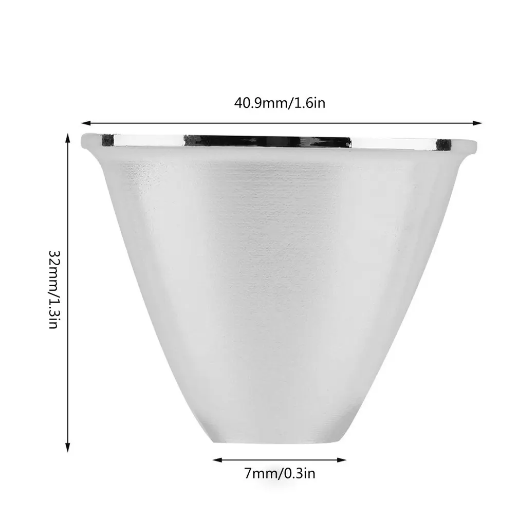 

1pcs Replacement Aluminum Reflector Cup for C8 XM-L Flashlight DIY Light Weight Easy To Install No Tools Needed
