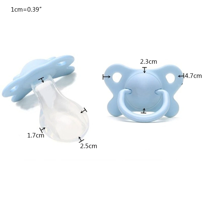 

Adult Pacifier Wide-bore Butterfly Shaped Silicone Nipple for Adults Supplies