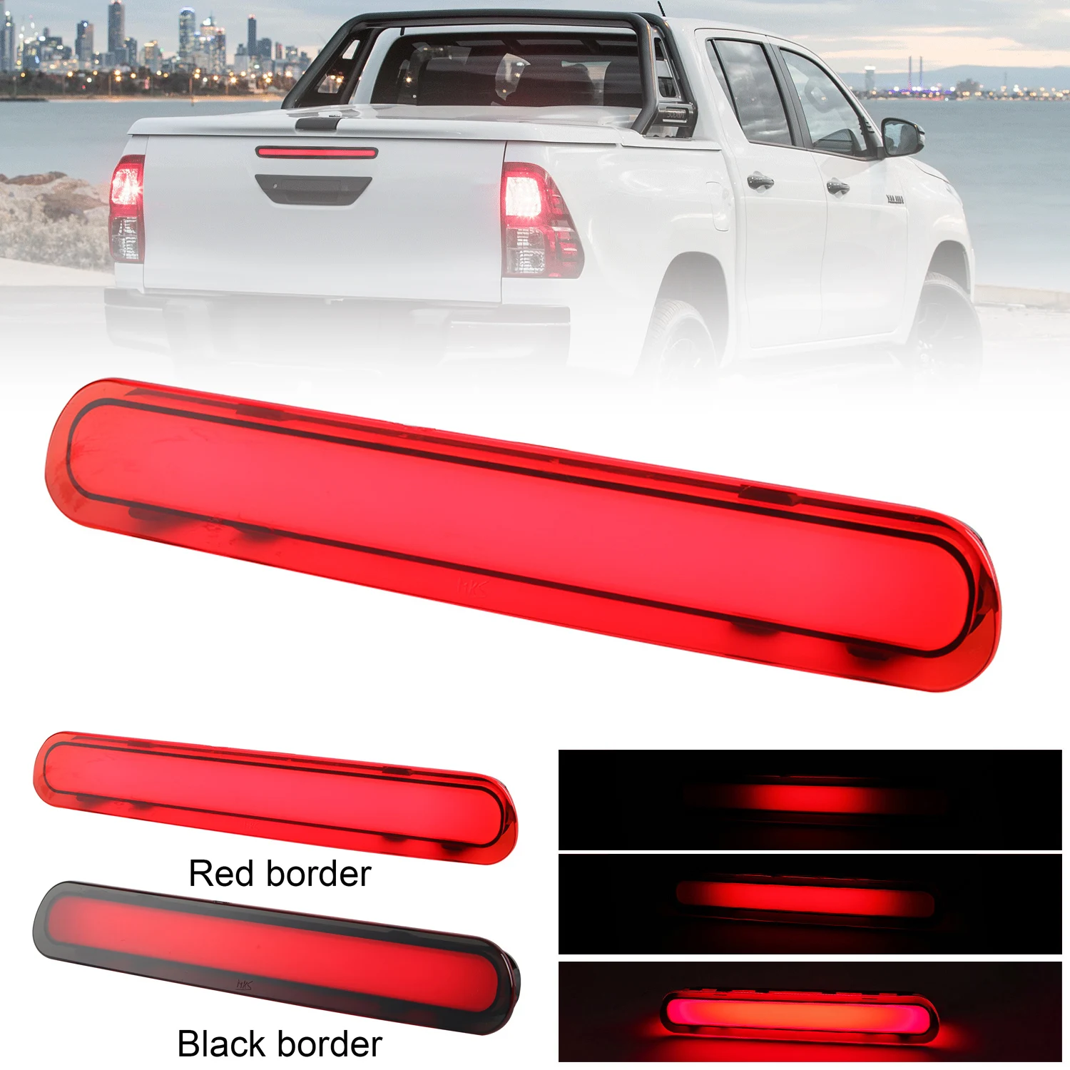 

Автомобиль красный 12V задний высокая гора третий стоп хвост светильник светодиодный тормозной фонарь ворота лампа светильник в сборе для ...