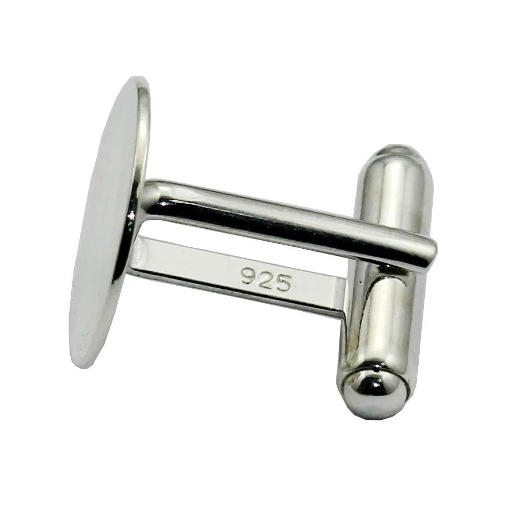 Запонки из французского стерлингового серебра для изготовления ювелирных