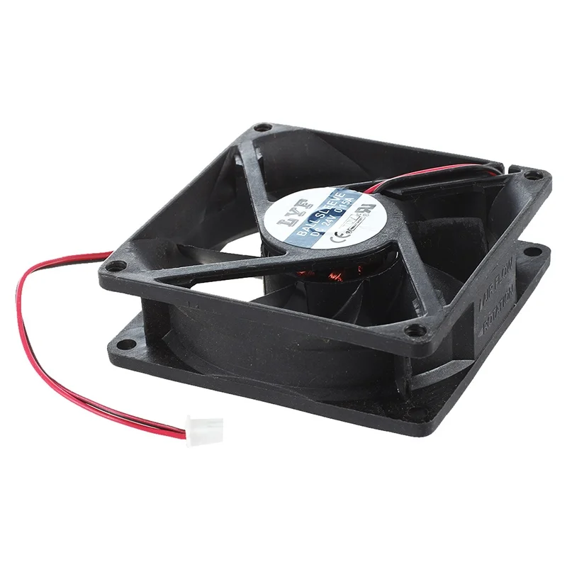 Чехол-кулер для ПК 80 мм x 25 бесщеточный постоянный ток 24 В черный | Компьютеры и