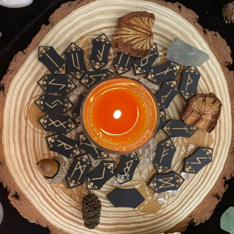 

Runes Symbol Cards Dice Crystal Epoxy Resin Mold for Table Gaming Viking Treasure Circle Divination Board Silicone Mould