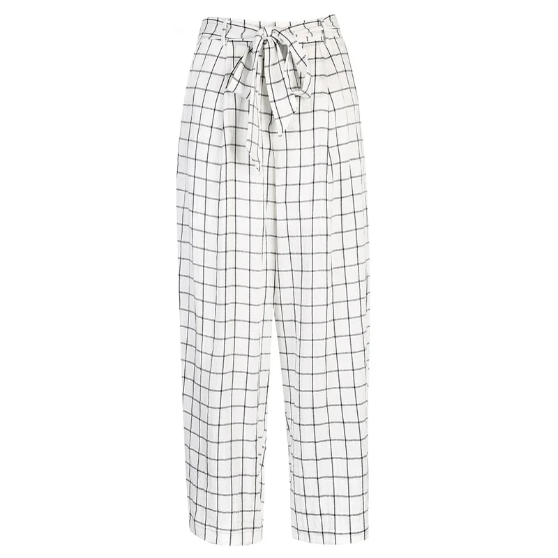 Vero Moda Женские прямые клетчатые брюки в стиле ретро | 3192PL501 Женская одежда