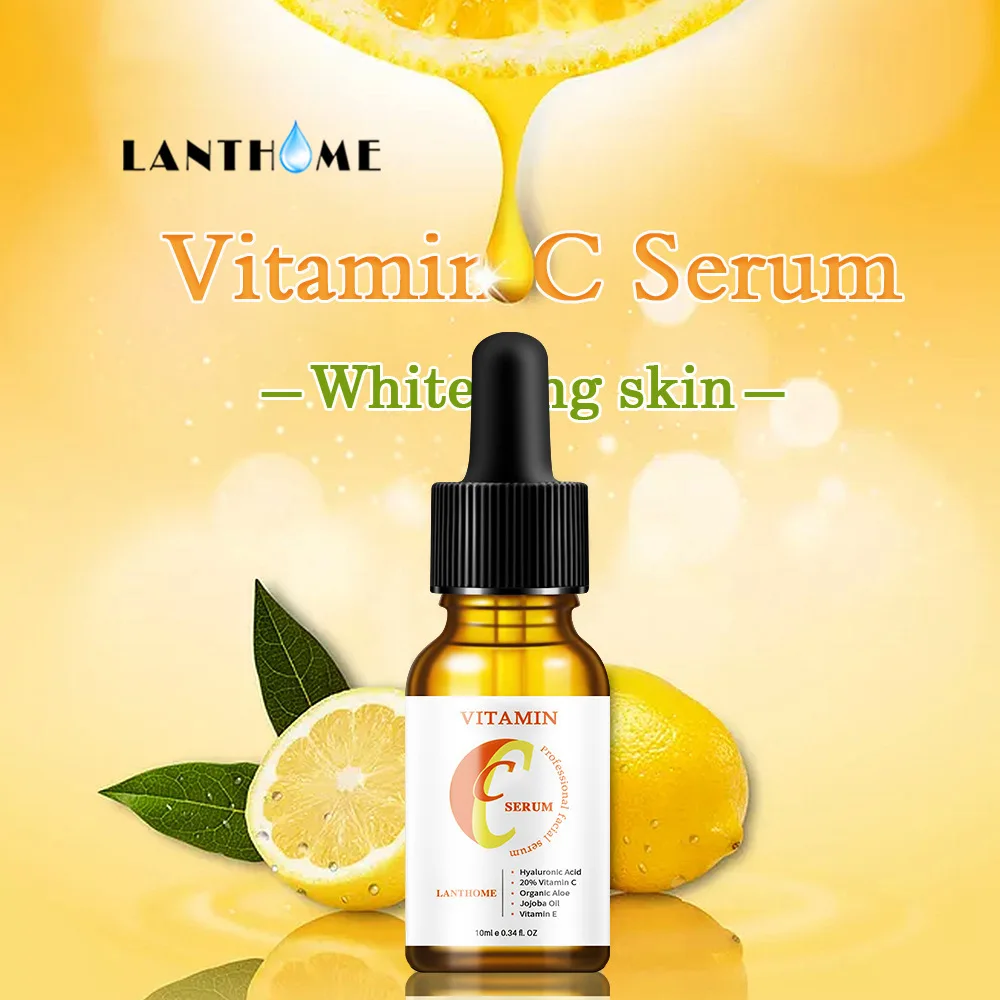 

Brightening Anti-aging Firming Whitening Face Anti-wrinkles Hyaluronic Acid Essence Vitamin C Serum VC Dark Spots