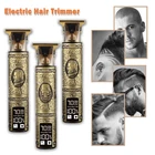T9 USB аккумуляторная электрическая машинка для стрижки волос профессиональный парикмахерская для бороды винтажный триммер мужская бритва дракон резак для волос