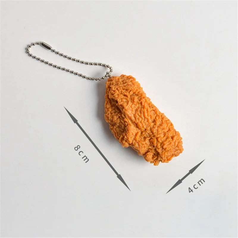 

Брелок имитация еды подвеска нога крыло брелок Детская игрушка жареные Nuggets