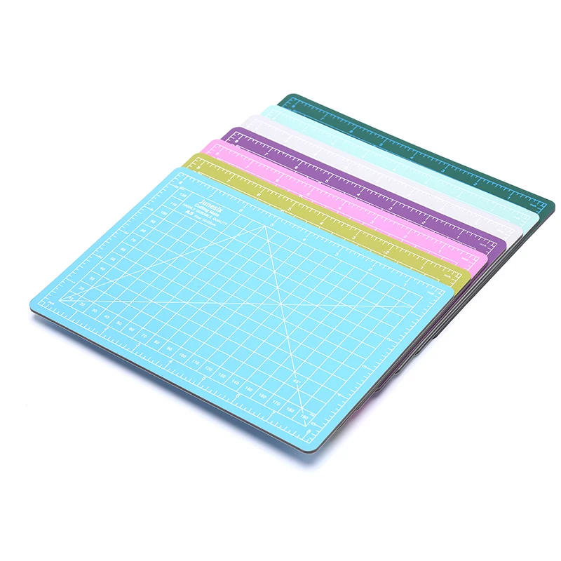 A5 Grid Cutting Mats Double-sided Self Healing Plate Cut Cardboard PVC Manual DIY Patchwork Pad | Канцтовары для офиса и дома