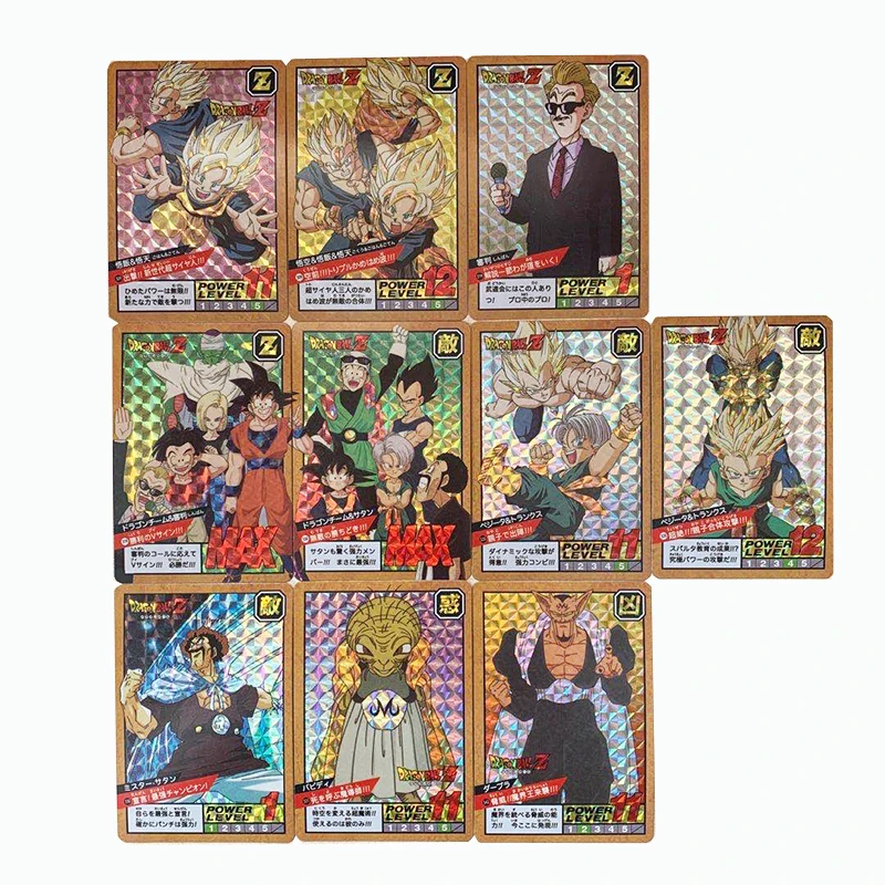 10 шт./компл. флэш-карта № 8 из Драконий жемчуг набор полностью рефракционных