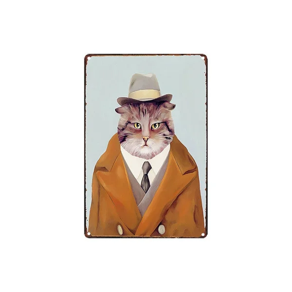 

Metal Tin Sign Animal Serie Pub Home Vintage Retro Poster Comic