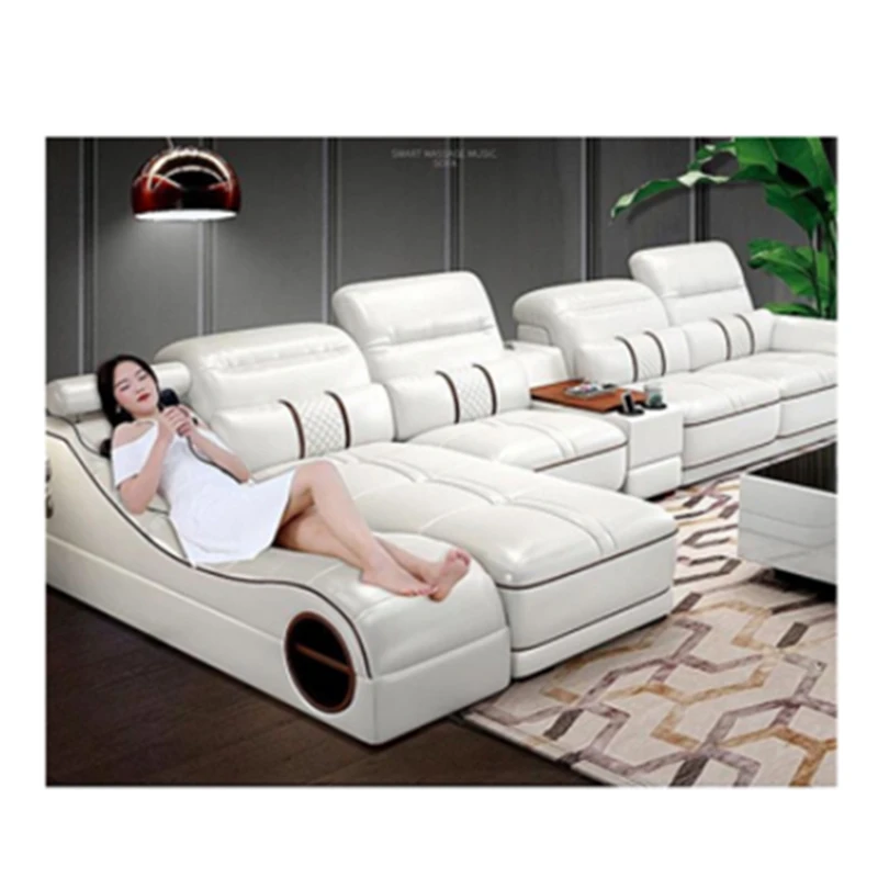 Дешевая современная мебельная гостиная многофункциональный кожаный