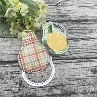 stitched key fob metal cutting dies stencils for diy scrapbooking album paper card decorative craft embossing die cuts