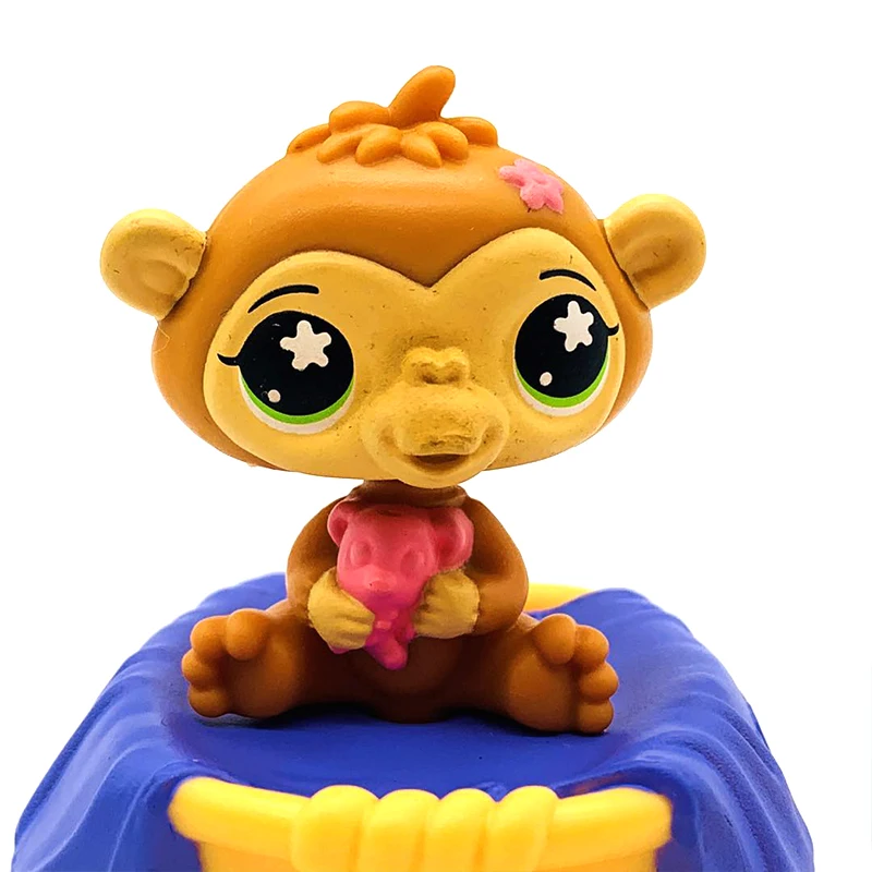 Игрушечные модели животных LPSLittle зоомагазин обезьяна кошка щенок старые игрушки