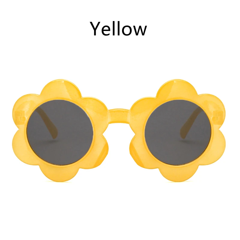 

Sunglasses For Kids Round Flower Cute Glasses Uv Protection Children Girl Boy Gifts Eyewear For Party Photography Outdoor Beach