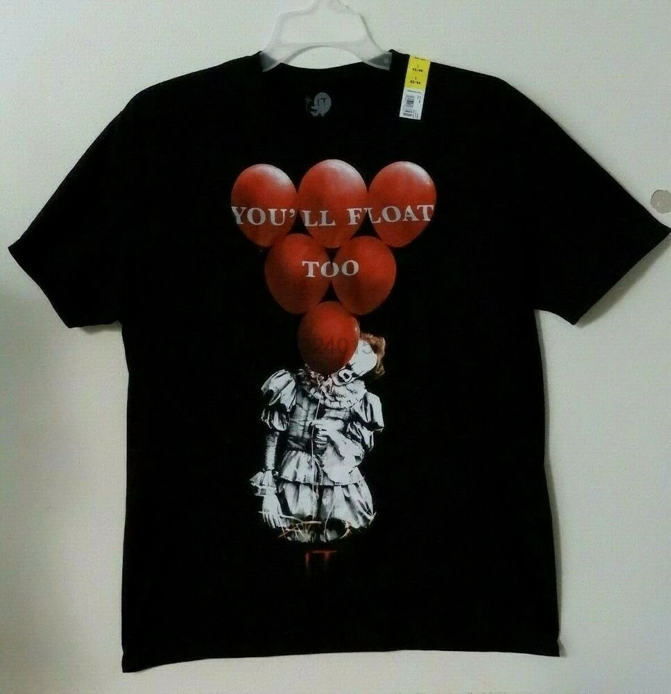 YOULL поплавок TOO It фильм PENNYWISE красный воздушный шар Футболка Мужчины L XL 3XL Новый