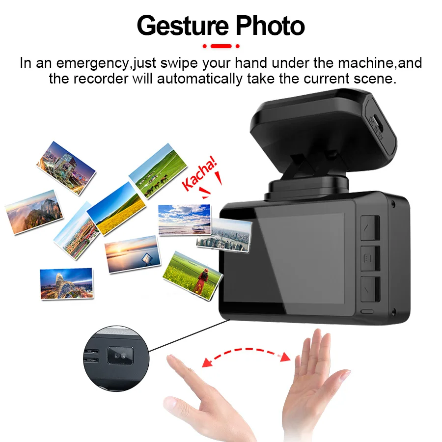 e ace b44 car camera 4k dash cam gps track wifi car dvr dashcam sony imx335 sensor night vision recorder free global shipping