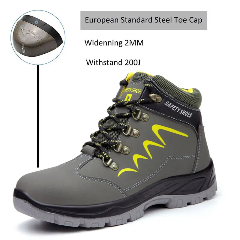 Защитные рабочие ботинки SUADEX для мужчин водонепроницаемая защитная обувь до