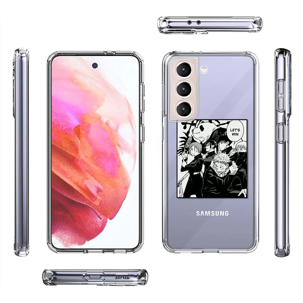 

Cool Jujutsu Kaisen Case For Samsung Galaxy S21 S20 FE S10 S9 Plus Transparent Soft Phone Note 20 Ultra 9 10 Lite Luxury Coque