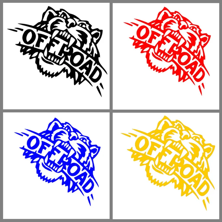 Tigers Off Road 4x4 4WD AWD Car Stickers Funny Creative Decoration Decals For Jeep SUV Vinyls Auto Tuning Styling D11 | Автомобили и
