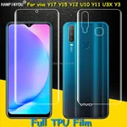 Полное покрытие, прозрачная ТПУматовая Гидрогелевая пленка, протектор экрана для vivo Y17 Y15 Y12 U10 Y11 U3X Y3 6,35 дюйма (не закаленное стекло)