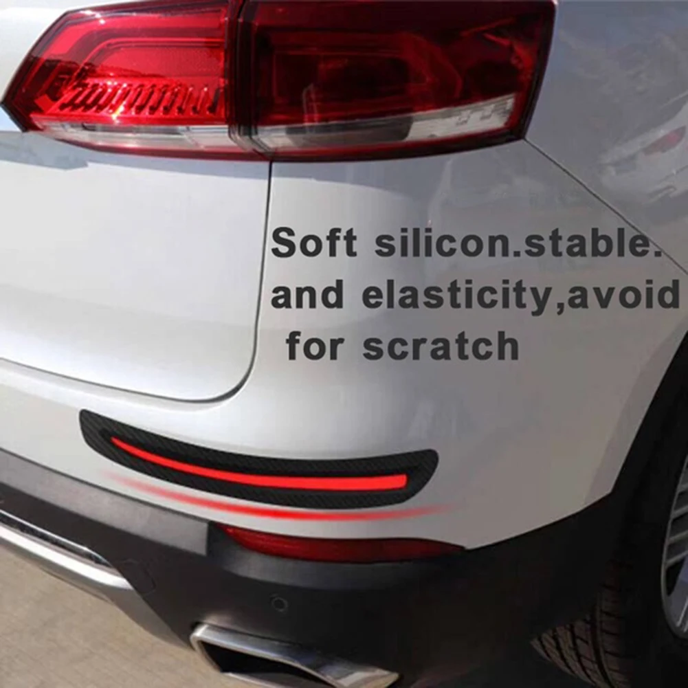 

1 Pair / 2 Pairs Car Sticker Bumper Protection Front Rear Edge Corner Guard Scratch Protectior Strip For SUV MPV Sedan Car