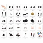 WLtoys 144001 114 запасные части для машинок на радиоуправлении, нижний корпус автомобиля, крышка шестерни двигателя, амортизатор, пластиковая шина