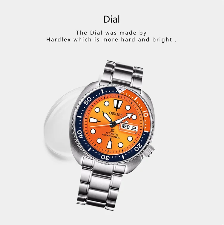 Оригинальные официальные новые SEIKO часы автоматические механические ныряльщик водонепроницаемые светящиеся Men'sWatch Азия