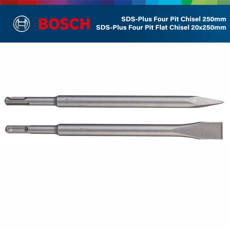 Bosch SDS-Plus четырёхъемное долото 250 мм электрическое профессиональные аксессуары