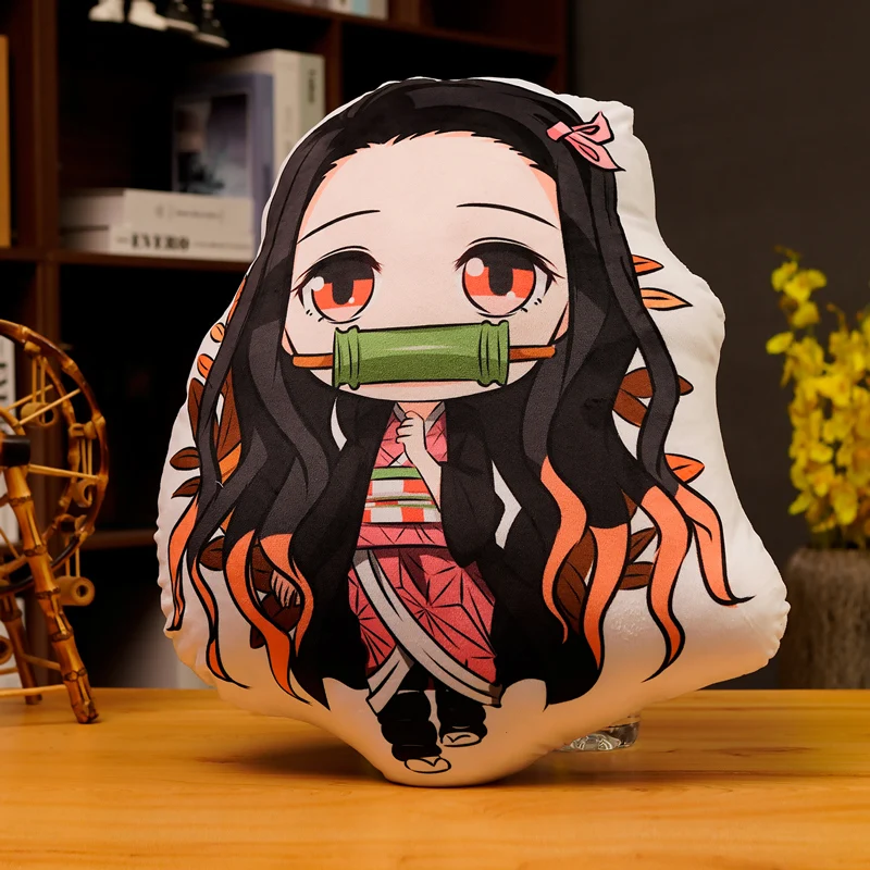 

45cm Anime Demon Slayer Pillow Plush Toy Tanjirou Kamado Nezuko Kimetsu No Yaiba Kamado Agatsuma Zenitsu Rengoku Kyoujurou Dolls