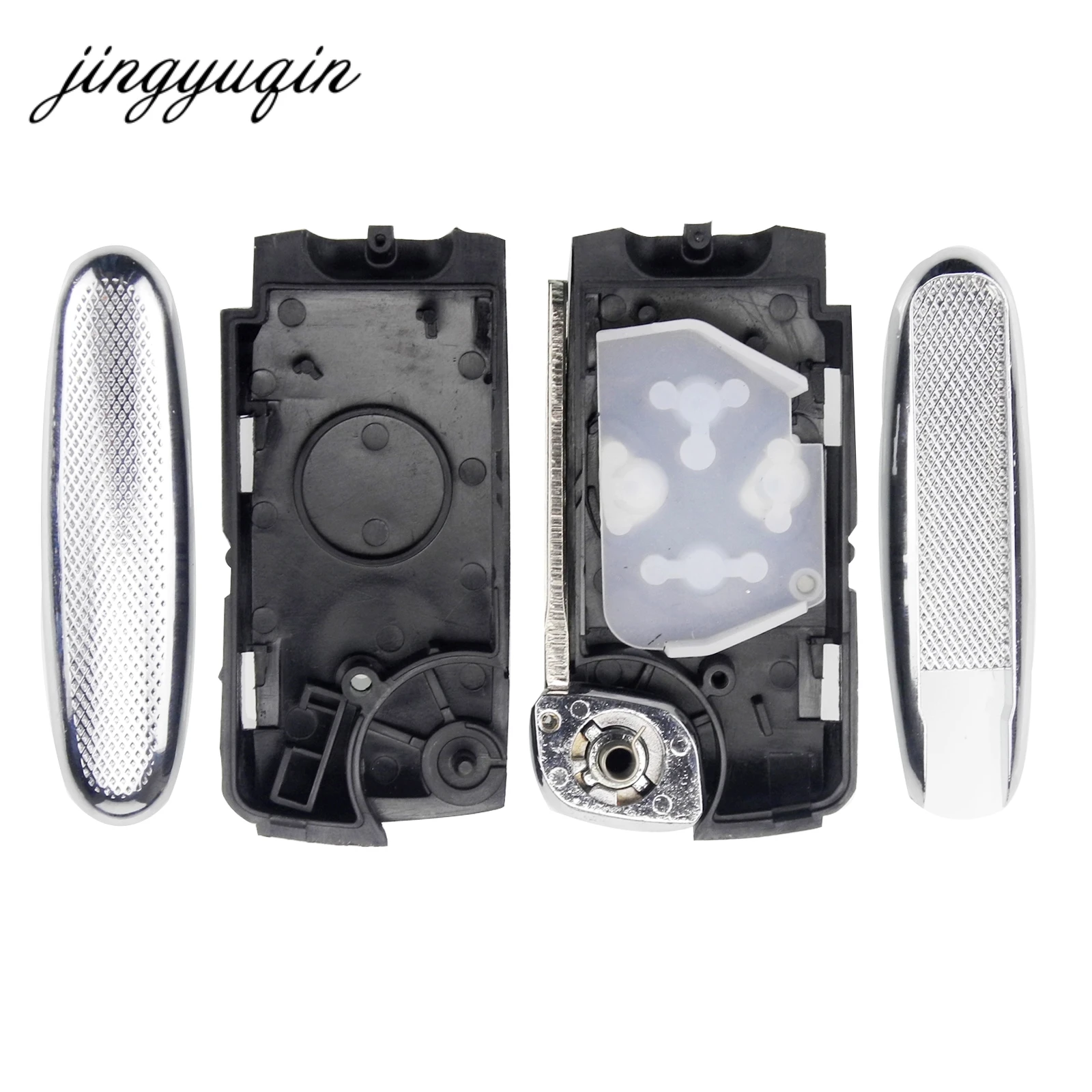 jinyuqin 3 Buttons Modified Flip Remote Car Key Shell Fob Case For Toyota Corolla RAV4 Camry Avlon Uncut Blade Replacement | Автомобили и