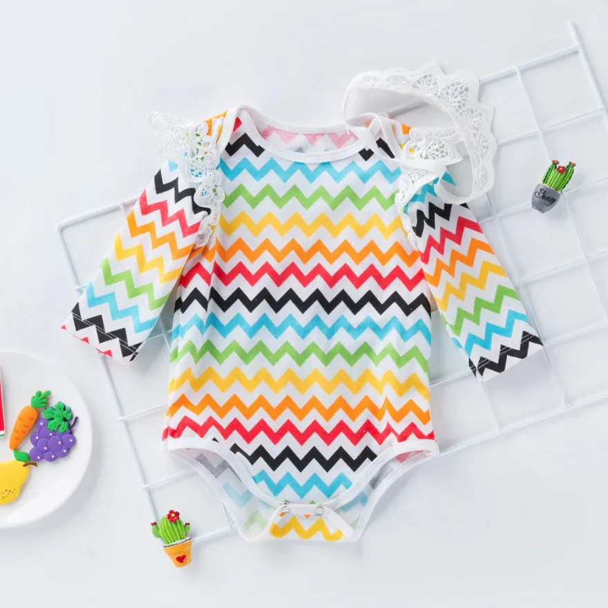 Лидер продаж подарки на день рождения боди для маленьких девочек с капкейками и