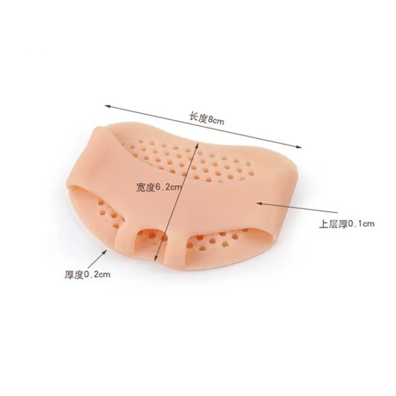 Силиконовые сотовые стельки для передней части стопы 3 цвета гелевые дышащие