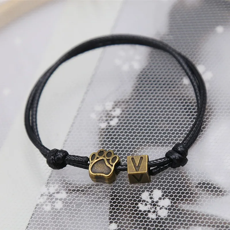 2019 новые модные браслеты для женщин и мужчин браслет с буквенным принтом A ~ Z