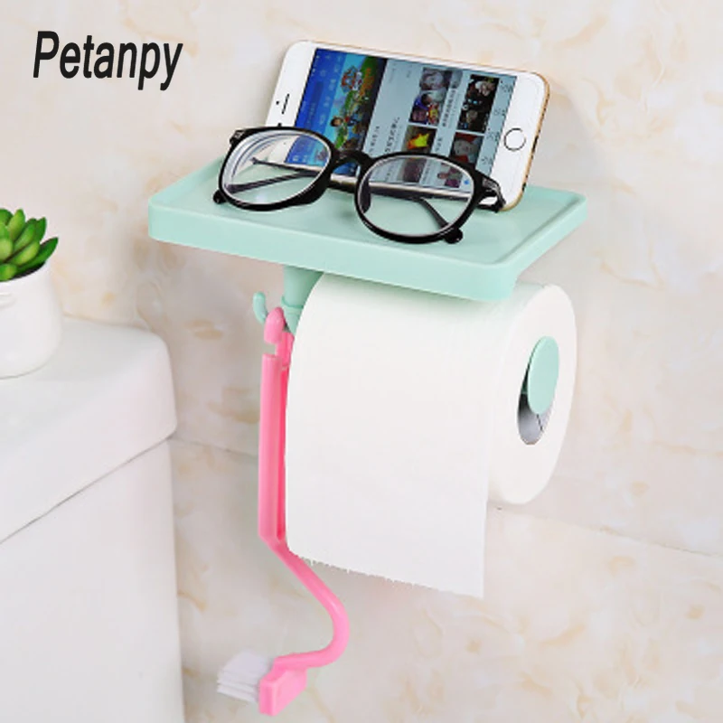 Новый домашний креативный пластиковый выдвижной туалетный бумажный органайзер