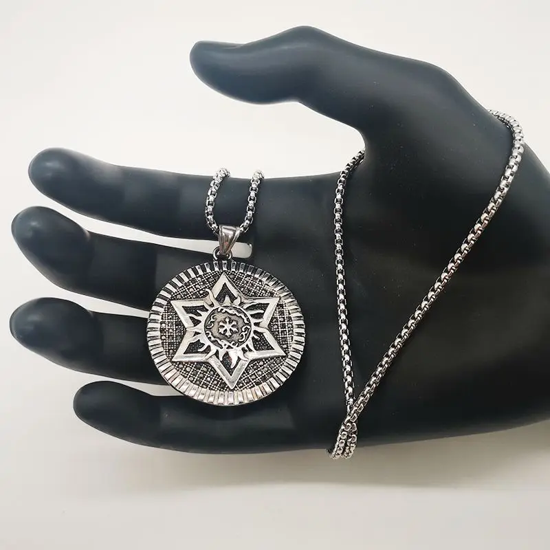 Новые еврейские ювелирные изделия Magen Звезда Давида кулон ожерелье 2 тона