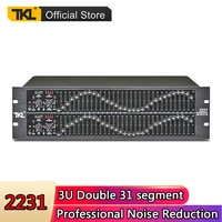 tkl eq 2231 double 31 band equalizer feedback equalizer adjustable detection audio equalizer