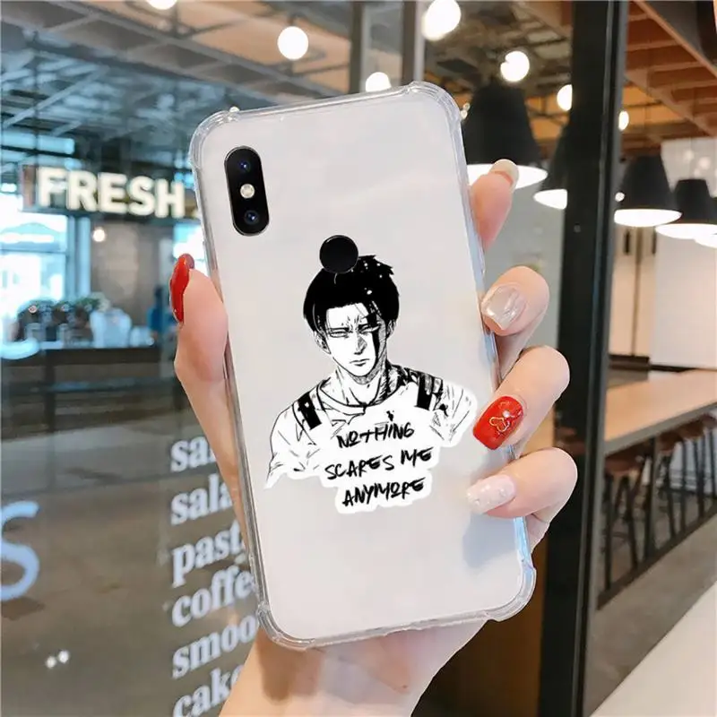 Чехол для Xiaomi redmi note 5 7 8 9 10 11 t S A lite pro с аниме атака на Титанов | Мобильные телефоны