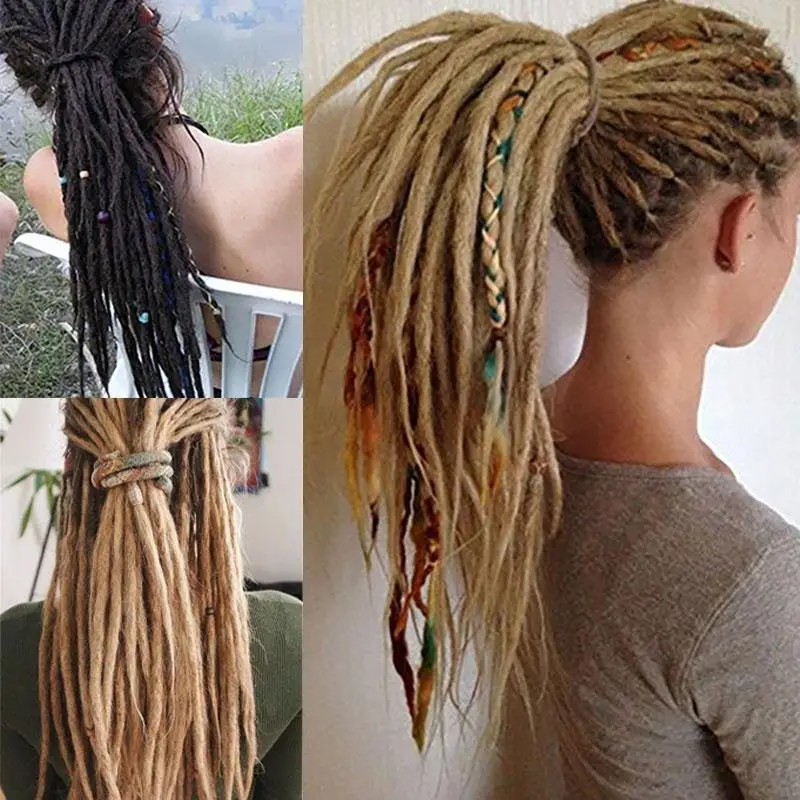 

Dansama 20Inch Ombre Dreadlocks Extensions Handmade Synthetic Dreads Hair Extensions Twist Ombre Crochet Reggae Dreadlocks