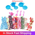 85 шт.компл. Барби, аксессуары для кукол, одежды, кукольной обуви, ботинок, мини-платьев, сумок, короны, вешалки, очки для куклы, маленькой девочки