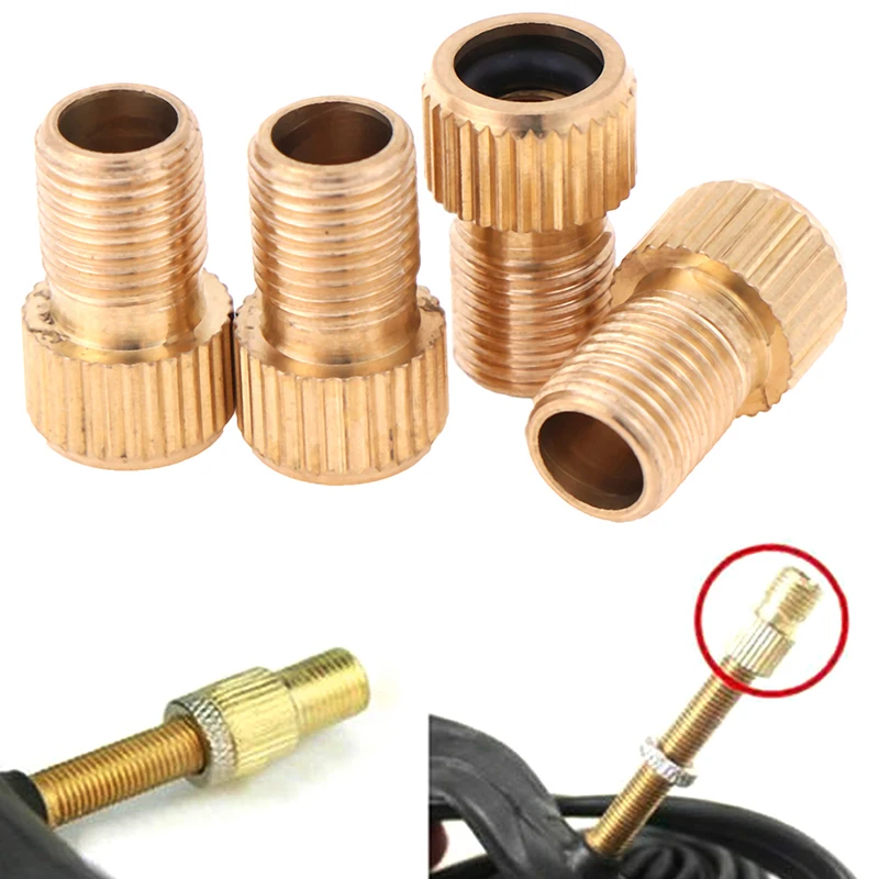 4Pcs/lot Converter Presta to Schrader Tube Pump Tool Bicycle Bike Tire Valve Adapter Cycling Accessories | Спорт и развлечения