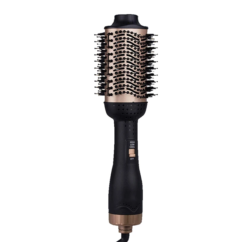 

Hair Dryer Brush One Step Hair Dryer & Volumizer 3-In-1 Dryer Straightener Curler Hot Air Comb With Ceramic Anti-Scald Negative