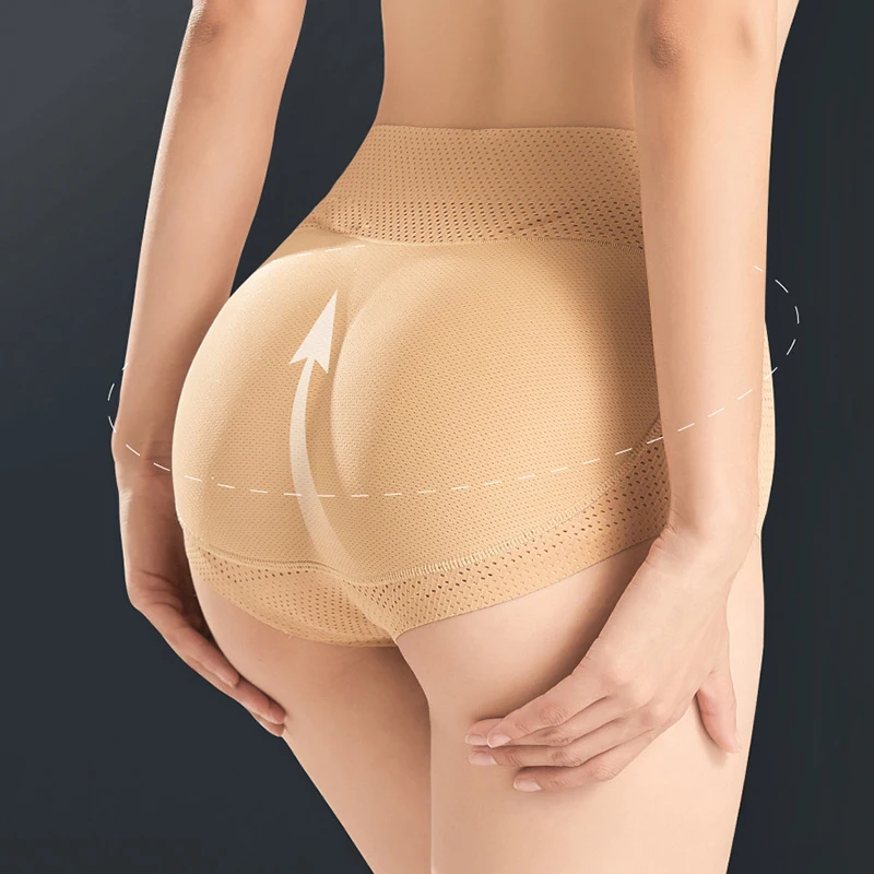 

Wo22P men's Sponge Cushion Push-up Panties Hip Lifter Fake Butt Panties Hip Buttocks Enhancer Seamless Control Panties Buttocks