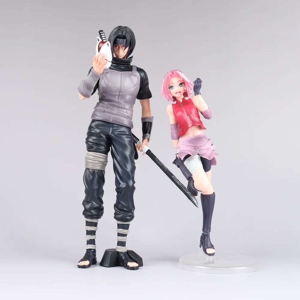 

Anime Naruto figure Akatsuki model 28cm Uchiha Itachi Haruno Sakura Hyuga Hinata action figure model kid toy