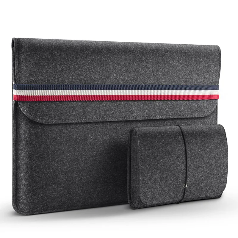 Сумка для ноутбука из шерсти и фетра мужчин женщин чехол Macbook Air Pro 11 12 13 15 Retina Lenovo
