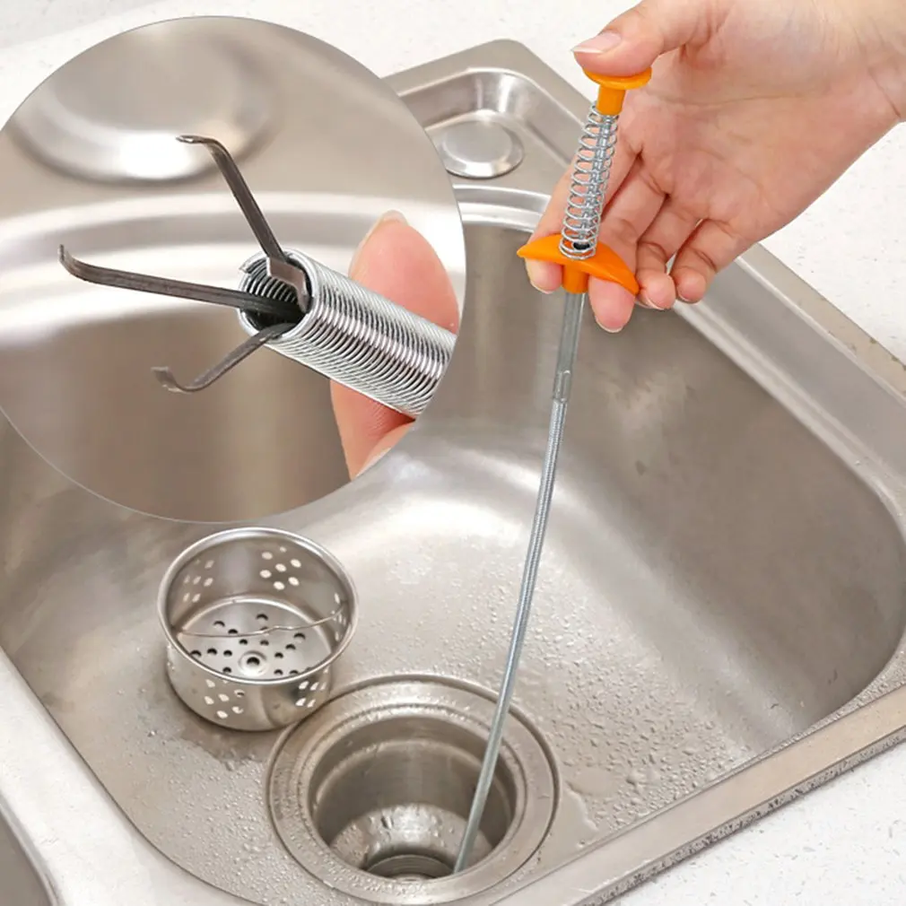 Гибкая рука резинка на талии Pressable канализационные сборщик мусор Клип земснаряд