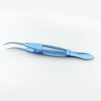 autoclavable ophthalmic tweezer with platform forceps ophthalmic eye instrument