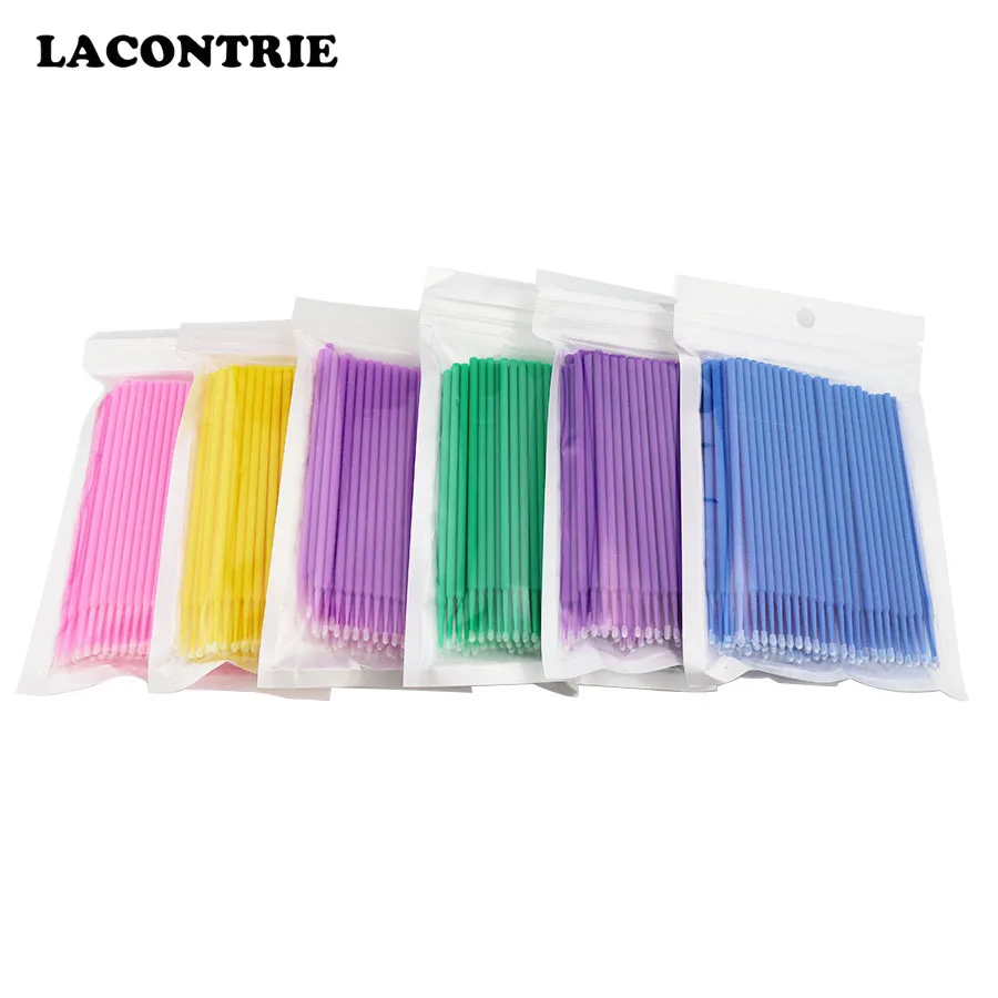 100 шт. ватные палочки для чистки ресниц| |