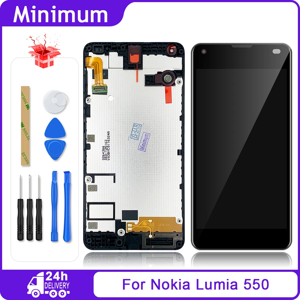 ЖК дисплей 4 7 дюйма для Nokia Microsoft Lumia 550 с сенсорным экраном и дигитайзером в сборе +